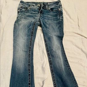 Bleach washed miss me jeans